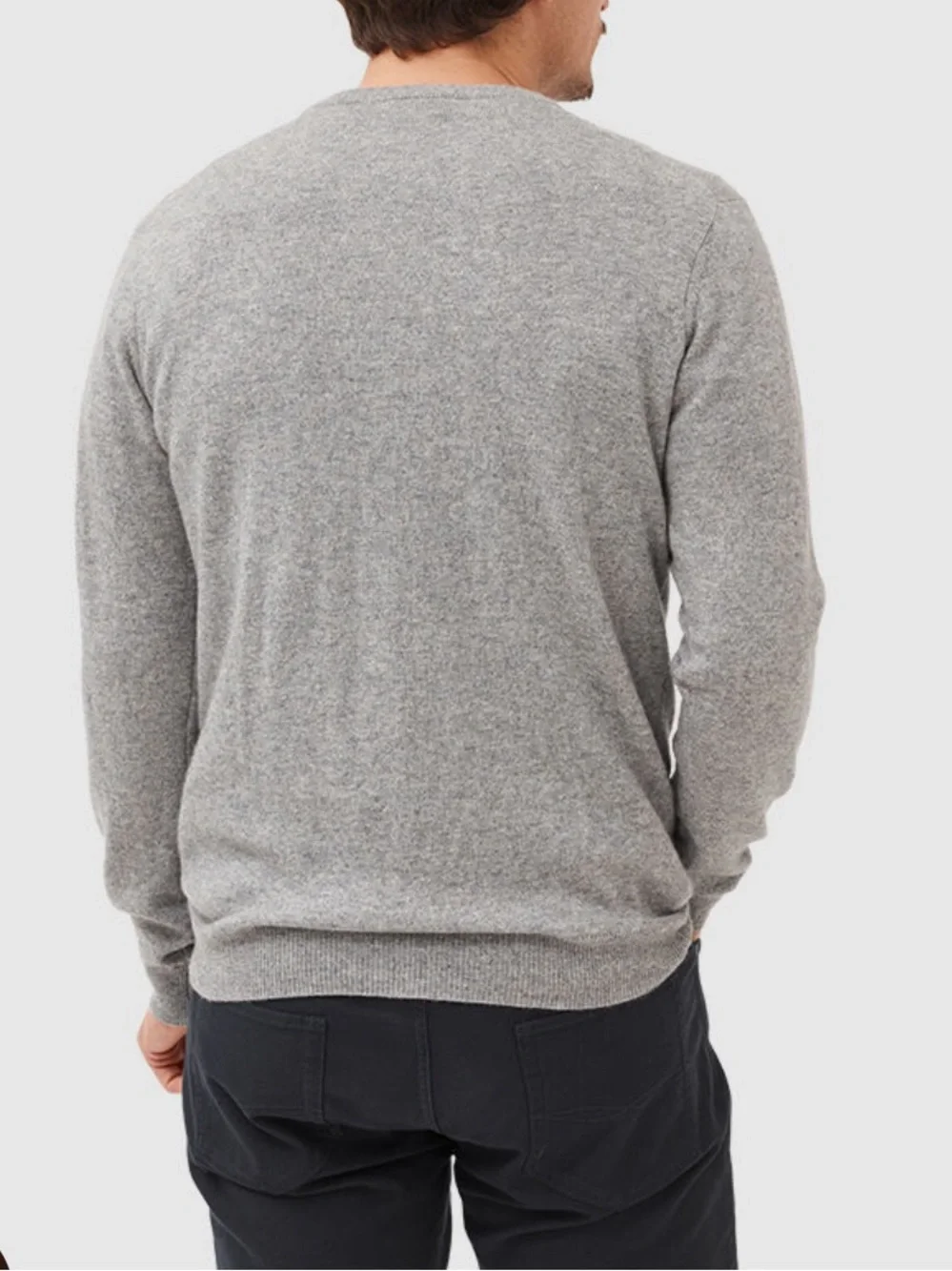 NWT Rodd & Gunn Queenstown Sweater Fog Gray Wool Cashmere Sz 3XL